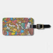 ヒョウタンの市場 ラゲッジタグ (正面横)