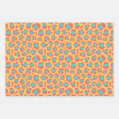 ヒョウトレンディー色2025 ラッピングペーパーシート (正面)