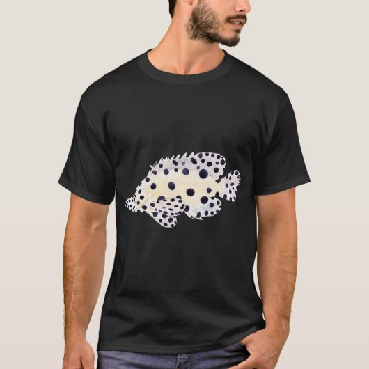 ヒョウハタ-Cromileptes altivelis Tシャツ (正面)