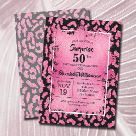 ヒョウバースデーパーティ招待状