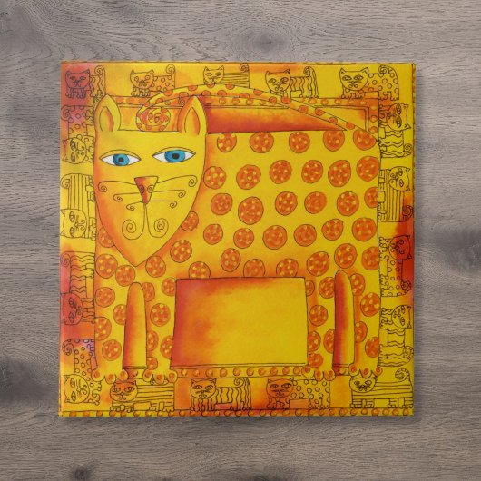 ヒョウパターン（の模様が）あるウォーターイラストレーション タイル