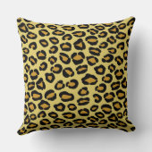 ヒョウパターン クッション (裏面)