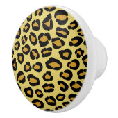 ヒョウパターン セラミックノブ (右)