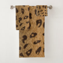 ヒョウフェイクの斑点ファー