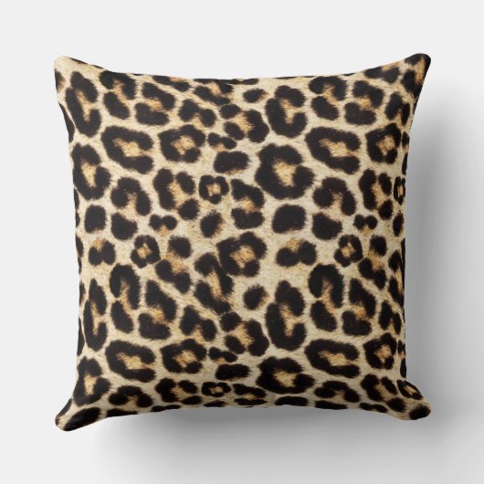 ヒョウフェイクファー | フェイクファー クッション (裏面)