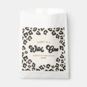 ヒョウプリントワイルドワン1歳パーティー フェイバーバッグ (正面)