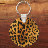 ヒョウプリント キーホルダー (正面)
