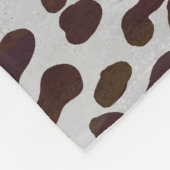 ヒョウプリント フリースブランケット (角)