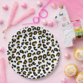 ヒョウプレート ペーパープレート (パーティー)