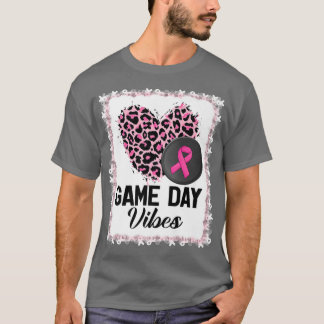 ヒョウホッケーパック試合日Vibes乳癌A Tシャツ