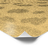 ヒョウポートレートヴィンテージ ポスター (コーナー)