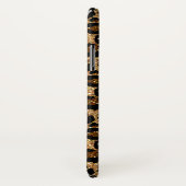 ヒョウモダンの柄とグリッター Case-Mate iPhoneケース (裏面/右)