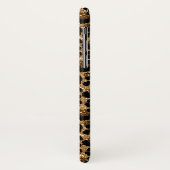 ヒョウモダンの柄とグリッター Case-Mate iPhoneケース (裏面/左)