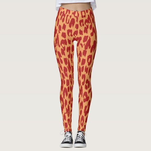 ヒョウモダンの皮膚のパターン#19 レギンス (正面)