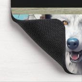 ヒョウモダンウルフ マウスパッド (コーナー)