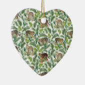 ヒョウモダントラのジャングル植物 セラミックオーナメント (右)