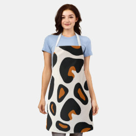 ヒョウモダンプリントエプロン – シックなキッチンスタイル エプロン