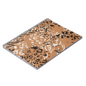 ヒョウモダン。パターン：バックグラウンド.ワイルド自然。 ノートブック (左側)