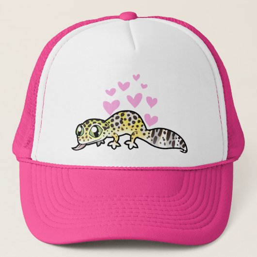 ヒョウモントカゲモドキの愛 キャップ (正面)
