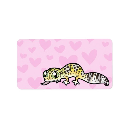 ヒョウモントカゲモドキの愛 ラベル (正面)