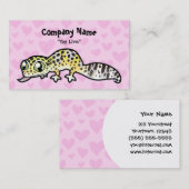 ヒョウモントカゲモドキの愛 名刺 (正面/裏面)