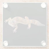 ヒョウモントカゲモドキ ガラスコースター (裏面)