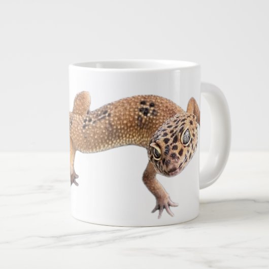 ヒョウモントカゲモドキ ジャンボコーヒーマグカップ (正面右)
