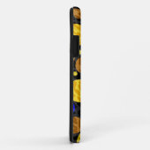 ヒョウレトロ水玉模様 |イエローブルーアクア Case-Mate iPhoneケース (裏面/右)