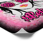 ヒョウ乳がん認識度戦士信じ ポスター (角)