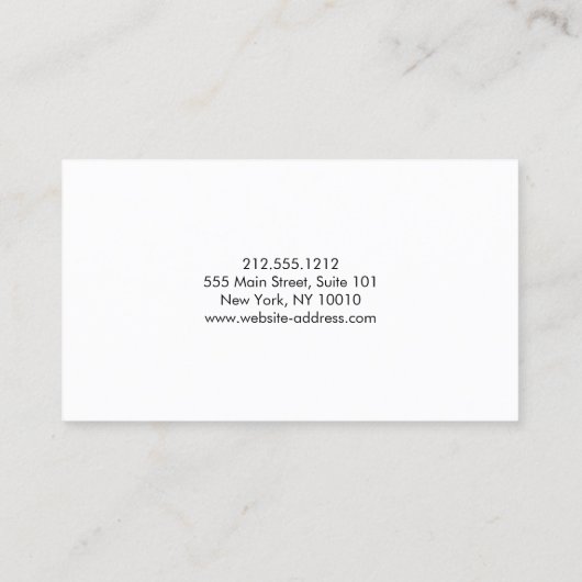 ヒョウ付き睫毛プリントロイヤリティパンチカード ロイヤリティカード (裏面)