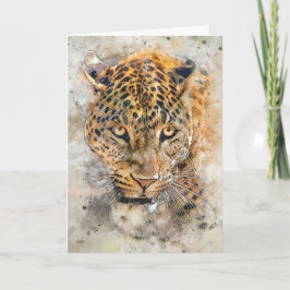 ヒョウ全空白の大事な行事カード カード