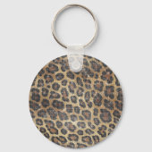 ヒョウ動物のきらめき キーホルダー (裏面)
