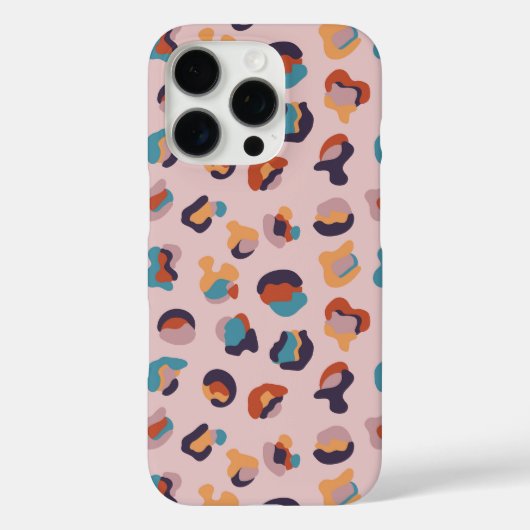 ヒョウ動物ピンクモダン色 Case-Mate iPhoneケース (裏面)