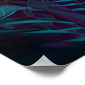 ヒョウ動物ポートレート絵画の野生動物アウトドア ポスター (角)