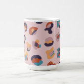 ヒョウ動物 コーヒーマグカップ (中央)