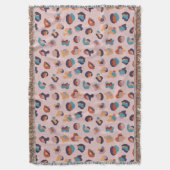 ヒョウ動物 スローブランケット (正面縦)