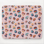 ヒョウ動物 マウスパッド (正面)