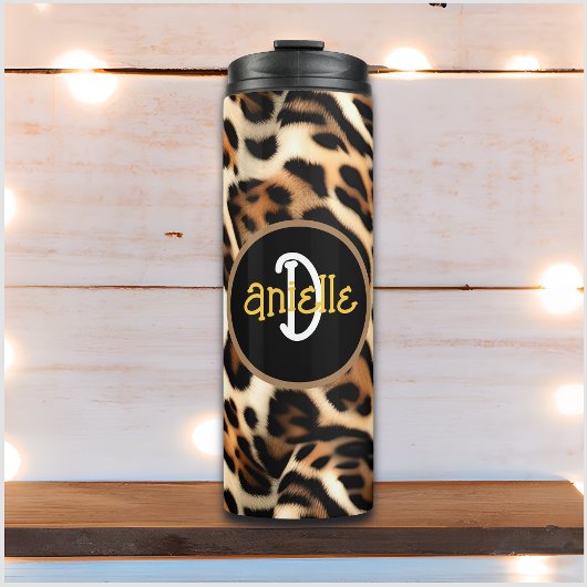 ヒョウ印パーソナライズされた刷 タンブラー