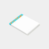 ヒョウ印刷オレンジブルー ポストイット (アングル)