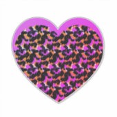 ヒョウ印刷カーデカール シール (正面)