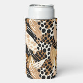 ヒョウ印刷クーラーボックス スリム缶クーラー (Seltzer裏面)