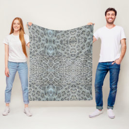 ヒョウ印刷グラフィックアートフリースブランケット フリースブランケット