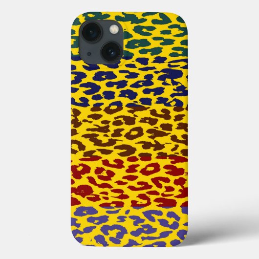 ヒョウ印刷スキンストライプパターン2 Case-Mate iPhoneケース (裏面)