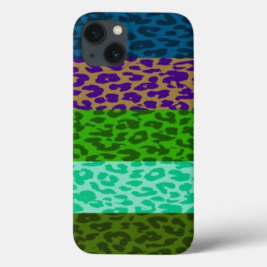 ヒョウ印刷スキンストライプパターン8 Case-Mate iPhoneケース (裏面)