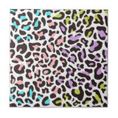 ヒョウ印刷タイル タイル (正面)