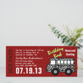 ヒョウ印刷バスパス誕生日パーティー プログラム (スタンド正面)