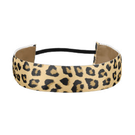 ヒョウ印刷パターン アスレチックヘッドバンド