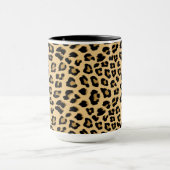 ヒョウ印刷パターン マグカップ (中央)