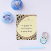 ヒョウ印刷フライヤー チラシ (シングル)