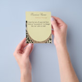 ヒョウ印刷フライヤー チラシ (手)